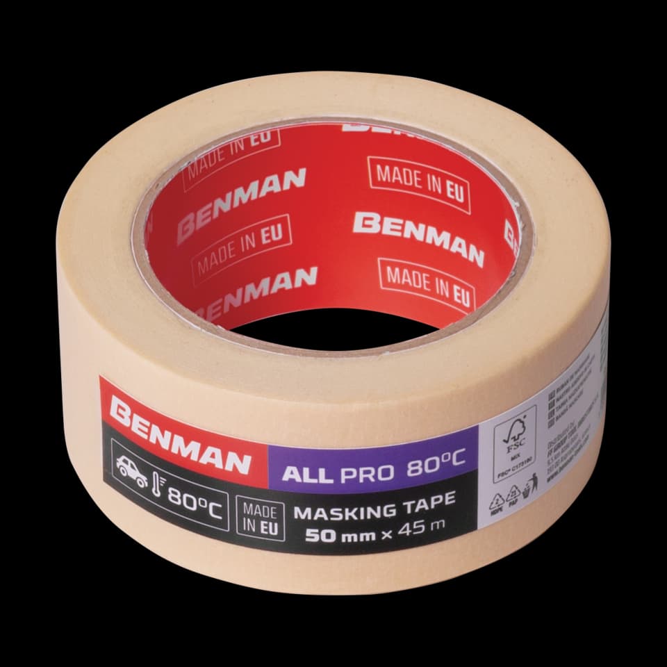 BANDĂ MASCARE ALL PRO 80⁰C, 19mmx45m, BENMAN