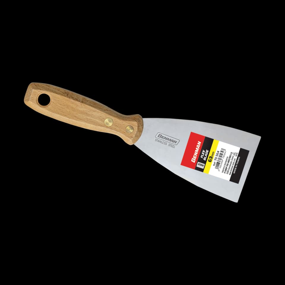 SPACLU FLEXIBIL INOX 3" ( 75MM ) MANER LEMN, Benman,  4'' (100mm)
