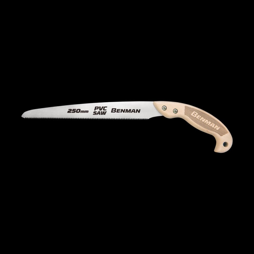 FIERĂSTRĂU PVC, CU DINŢI FINI 3D, 25cm, CU MÂNER DIN LEMN, BENMAN