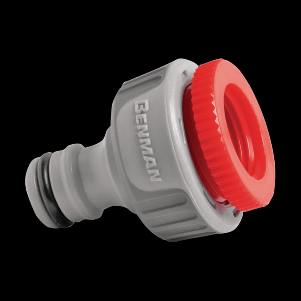 ADAPTOR ROBINET BIMATERIAL, 1/2''-3/4" BENMAN