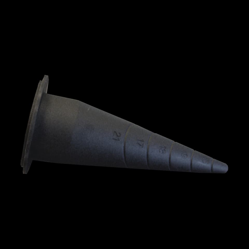 DUZĂ PLASTIC PENTRU PISTOL SILICON, ABS 38mm, BENMAN