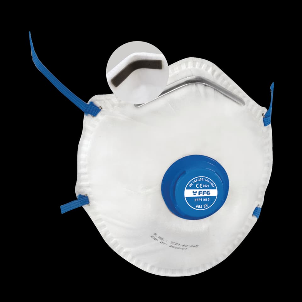 MASCA PROTECTIE PENTRU PARTICULE 456 CV FFP1,CU VALVA, FF GROUP