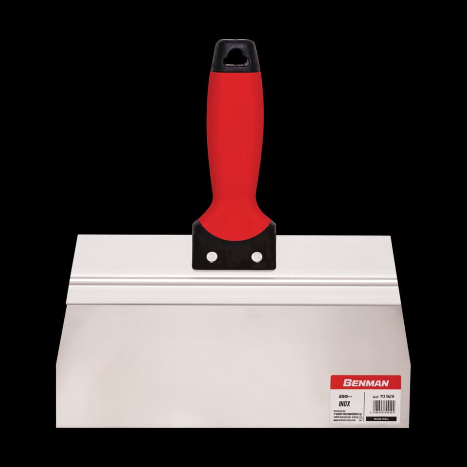 MISTRIE - SPATULA PENTRU NETEZIRE, LUNGA, MANER PLASTIC, Benman, 150mm
