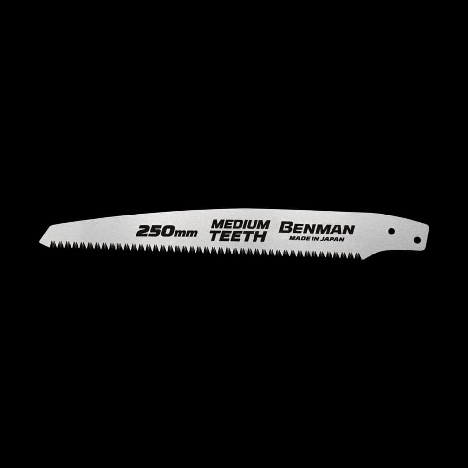LAMĂ DE REZERVĂ PENTRU FIERĂSTRĂU DE TAIAT CRENGI, CU DINŢI 3D MEDIE, 25cm, BENMAN