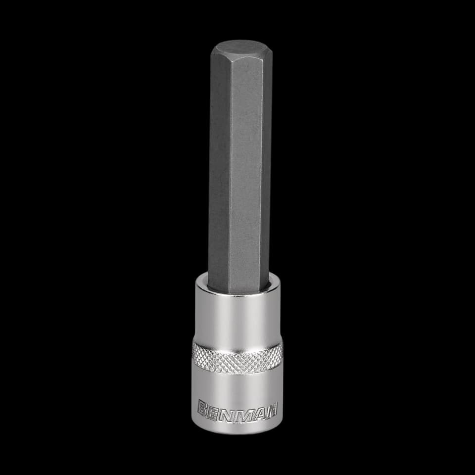 HEX SOCKET BIT 1/2", 19,0mmxL100mm, BENMAN