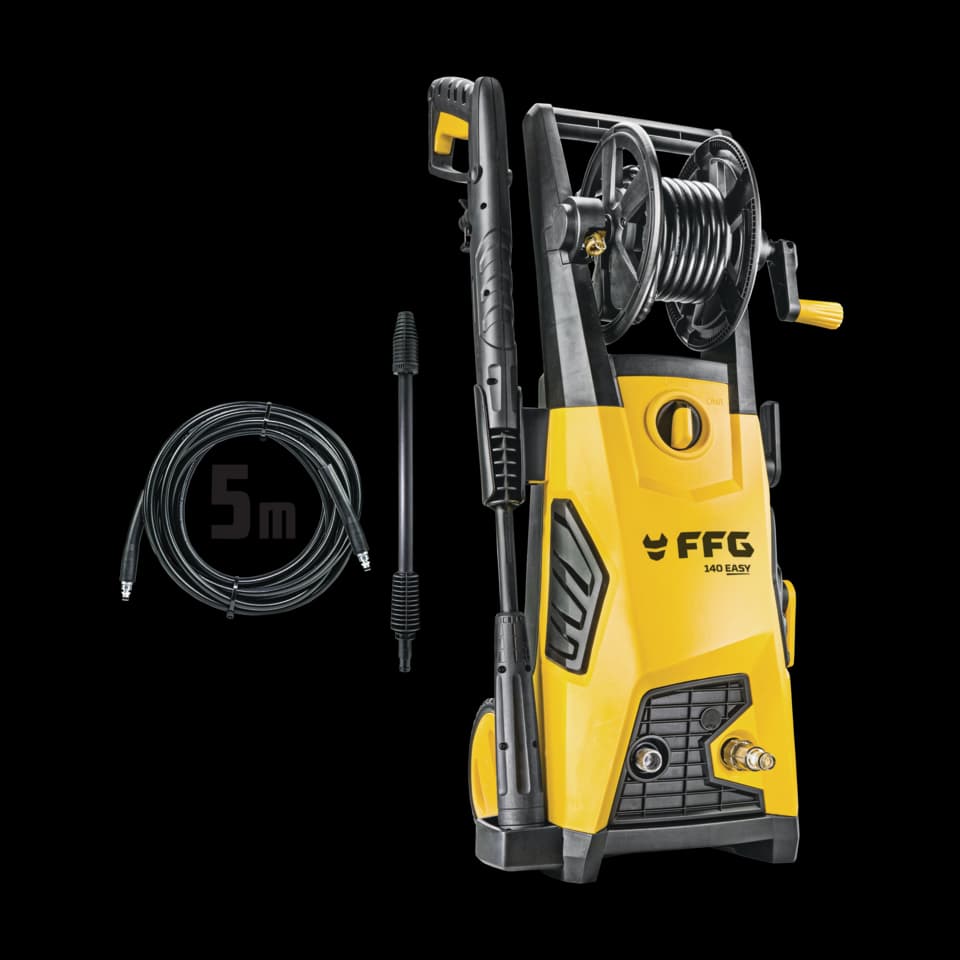 MAŞINĂ DE CURĂŢAT CU ÎNALTĂ PRESIUNE, APĂ RECE, HPW 140 EASY, 140 BAR, 402 l/h, 2000W  FF GROUP