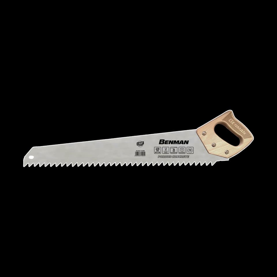 FIERASTRAU DE MANA PENTRU BCA, 34 DINTI, 630mm, BENMAN