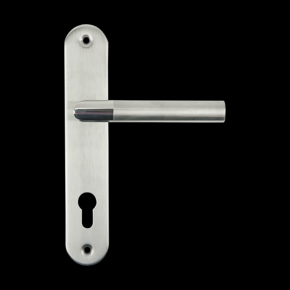 CILINDRU CU PLACĂ ROTUNDĂ PENTRU UȘĂ EXTERIOARĂ NICKEL Α1108 LEFT, FF GROUP