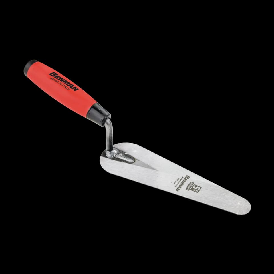 MISTRIE TIP LIMBĂ DE PISICĂ, CU MÂNER DIN PLASTIC BICOMPONENT, 200mm, BENMAN