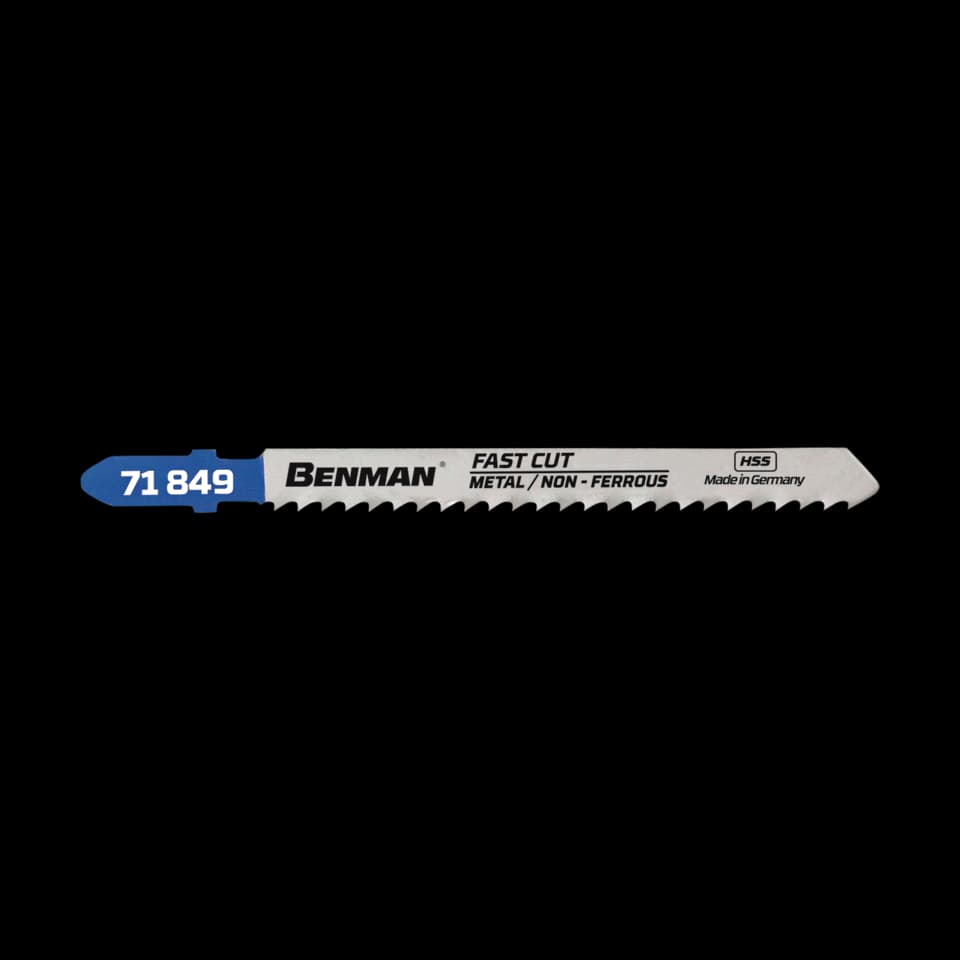 LAME DE FIERĂSTRĂU PENTRU METAL  ȘI METALE NEFEROASE 5 BUC.   BENMAN  (T127D)