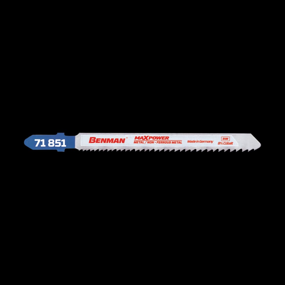 LAME DE FIERĂSTRĂU PENTRU METAL  ȘI METALE NEFEROASE 5 BUC. BENMAN (T123XF)