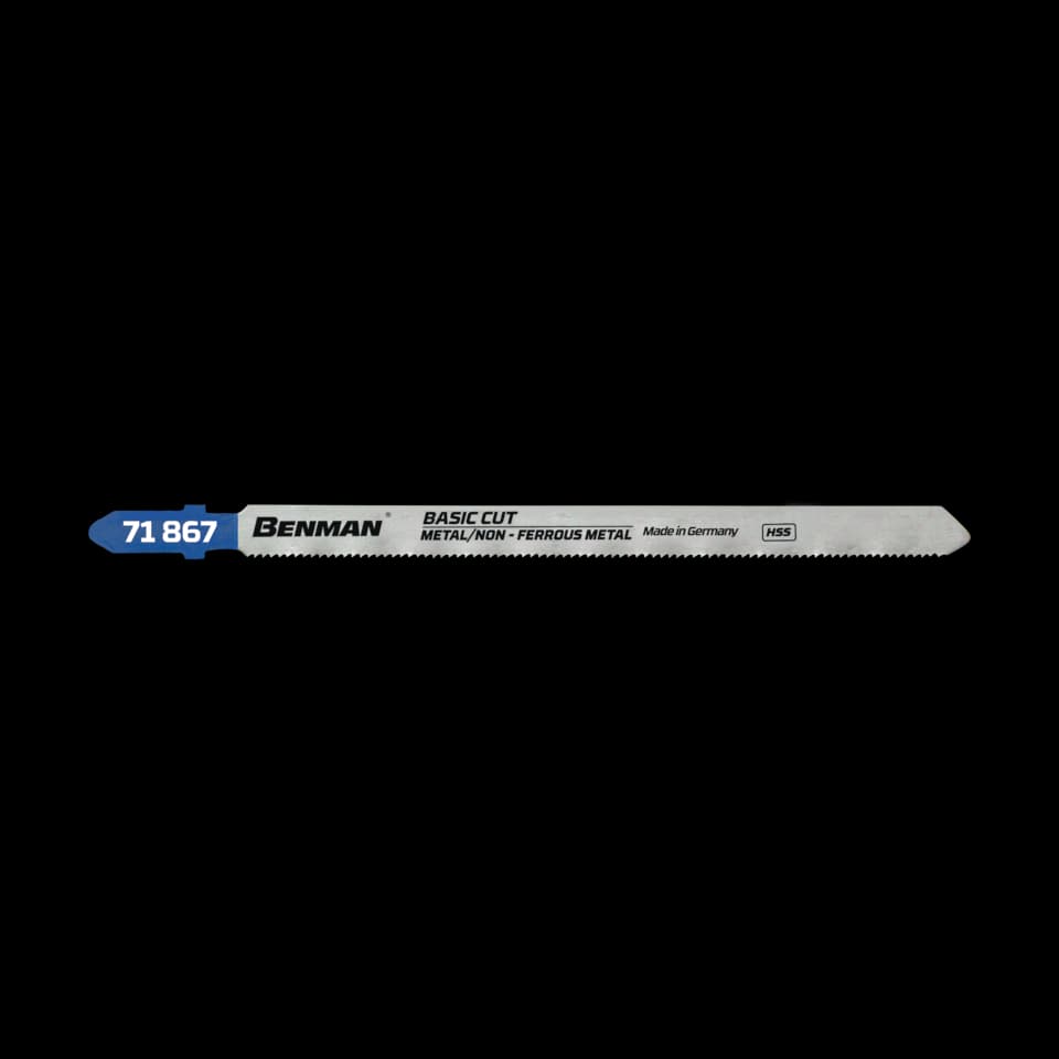 LAME DE FIERĂSTRĂU PENTRU METAL ȘI INOX 5 BUC. BENMAN (T318AF)
