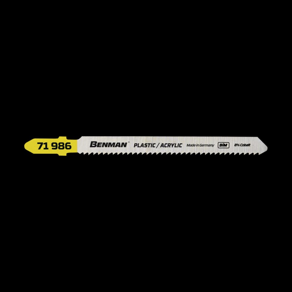 LAME DE FIERĂSTRĂU SPECIALE PENTRU PLASTIC ȘI ACRILIC 5 BUC. BENMAN (T101A)