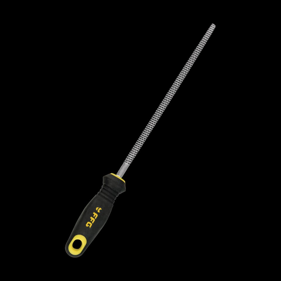 PILĂ ROTUNDĂ PENTRU LEMN CU MÂNER 110 MM, CUT 2, 08'', FF GROUP