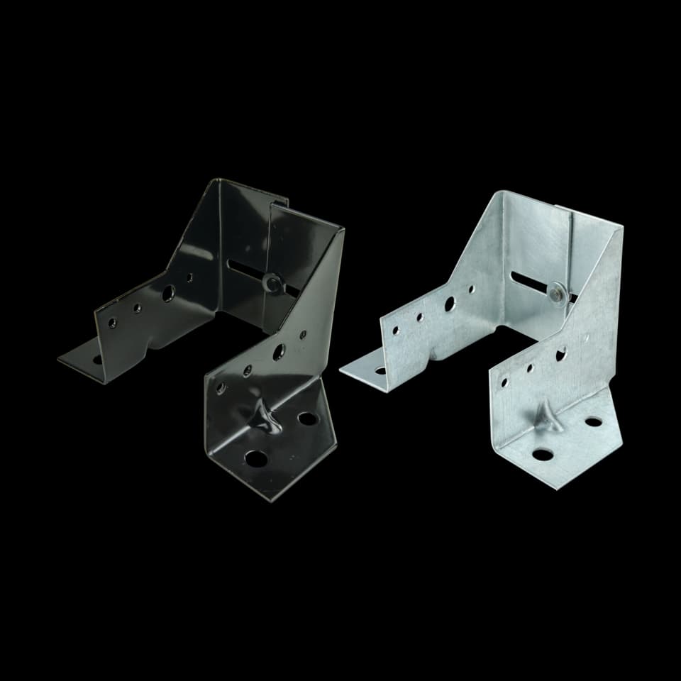 CONSOLĂ FIXĂ CU LĂŢIME VIZIBILĂ REGLABILĂ, GALVANIZED, 45-85mm, FF GROUP