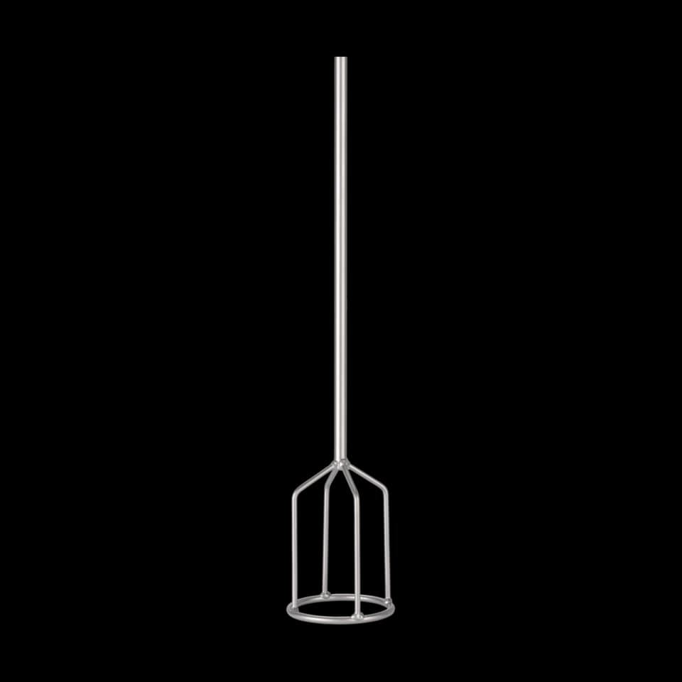 PALETĂ DE AMESTECARE M14 PENTRU ADEZIV DE CERAMICĂ ȘI PASTĂ DE CIMENT, Ø120 mm, L: 590 mm, FF GROUP