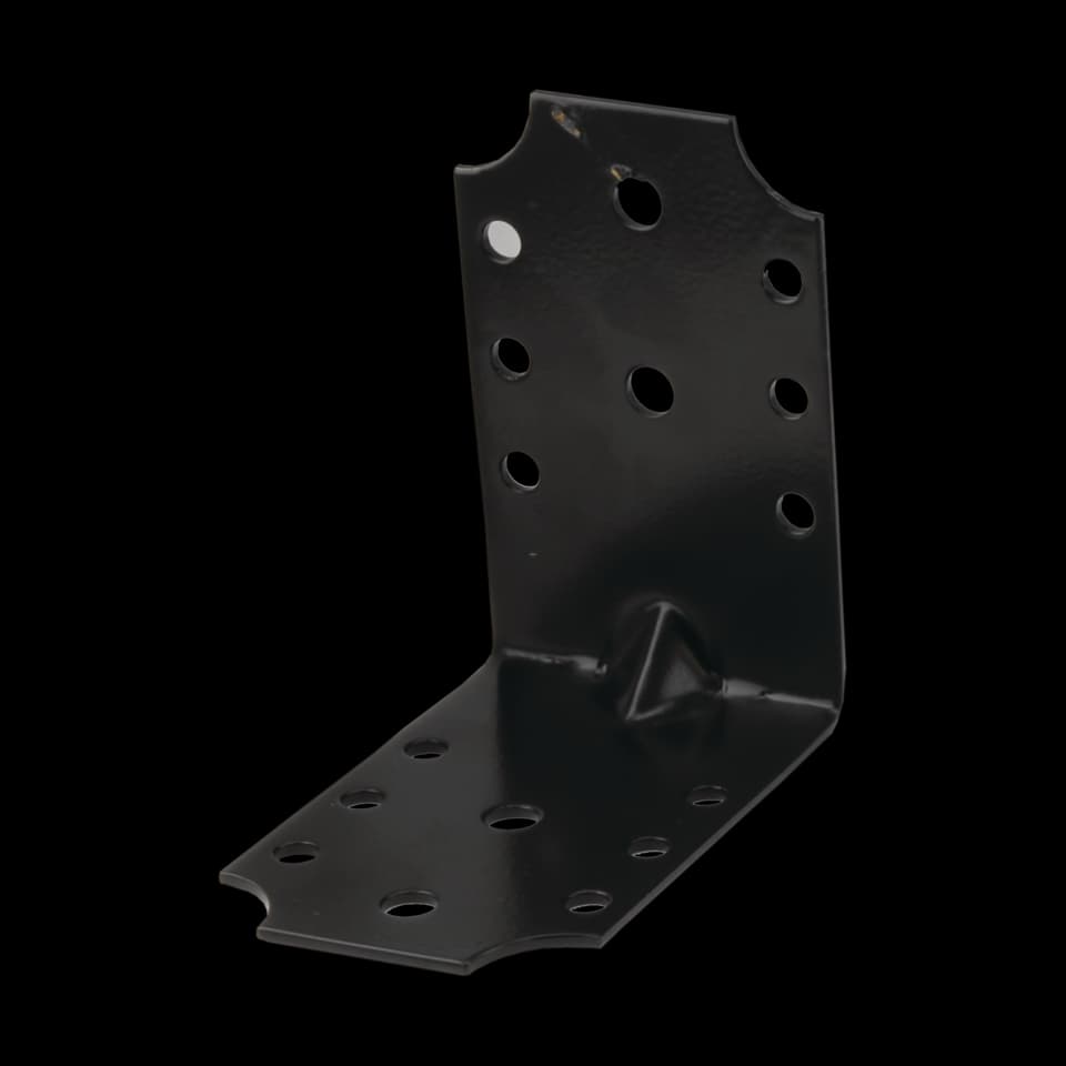 COLȚAR CONECTOR PERGOLĂ -ECHILATERAL, F.F. Group, NOIR, 13X13cm, HEAVY TYPE
