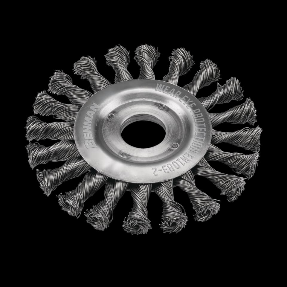 PERIE CIRCULARĂ DIN SÂRMĂ RĂSUCITĂ, Ø115x22,2 BENMAN