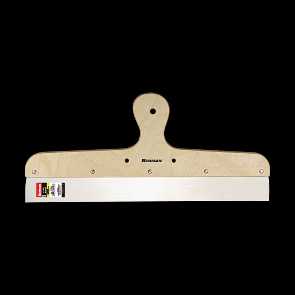 SPATULA INOX DE GLETUIRE SUPRAFEȚE MARI 500mm, BENMAN