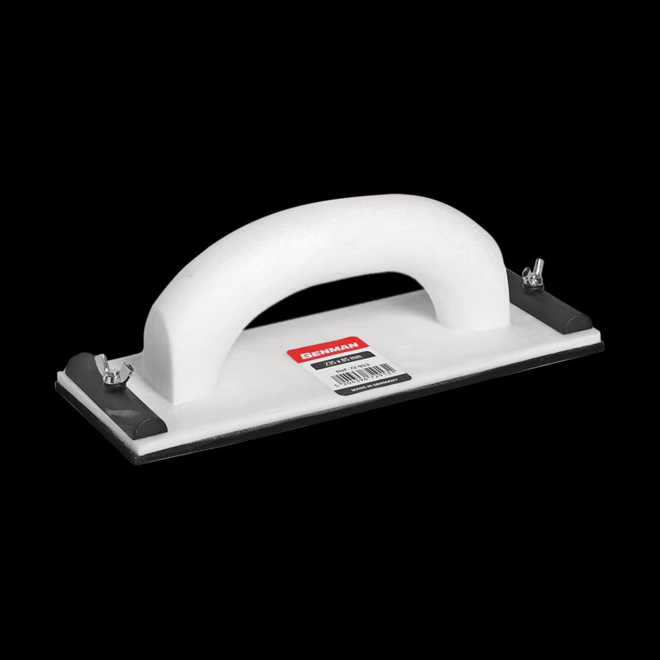 ȘLEFUITOR MANUAL CU PIULIȚĂ-FLUTURE ȘI SUPORT DIN CAUCIUC, 235x85mm, BENMAN