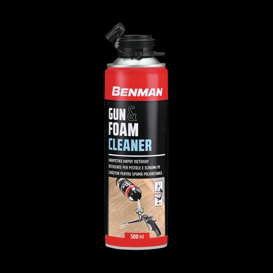 AGENT DE CURĂȚARE SPUMĂ PU, 500 ML, BENMAN