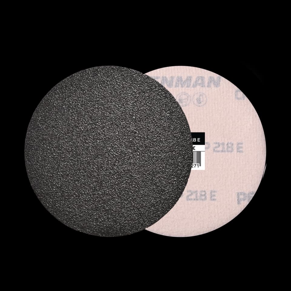 SILICON CARBIDE VELCRO DISC 125mm WITHOUT HOLES- P60, 50PCS, BENMAN