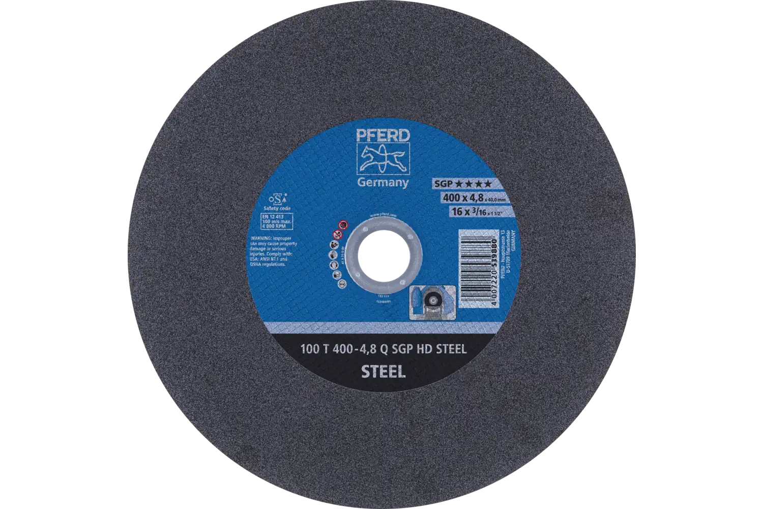 100 T 400-4,8 Q SGP HD STEEL/40,0