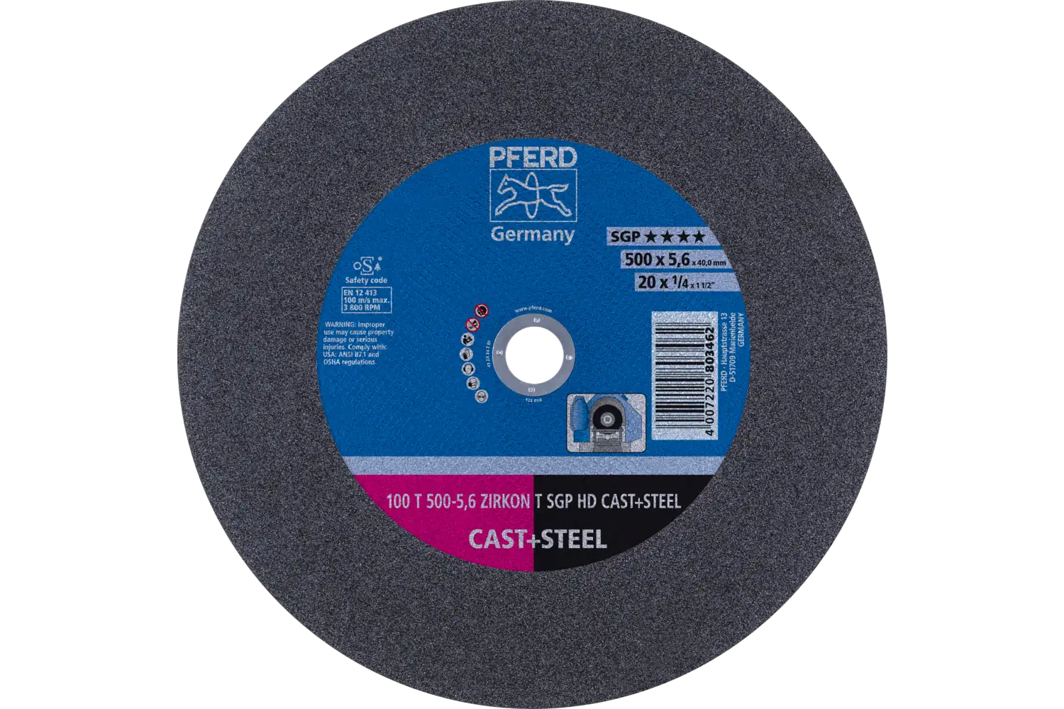 100 T 500-5,6 ZIRKON T SGP HD CAST+STEEL/40,0