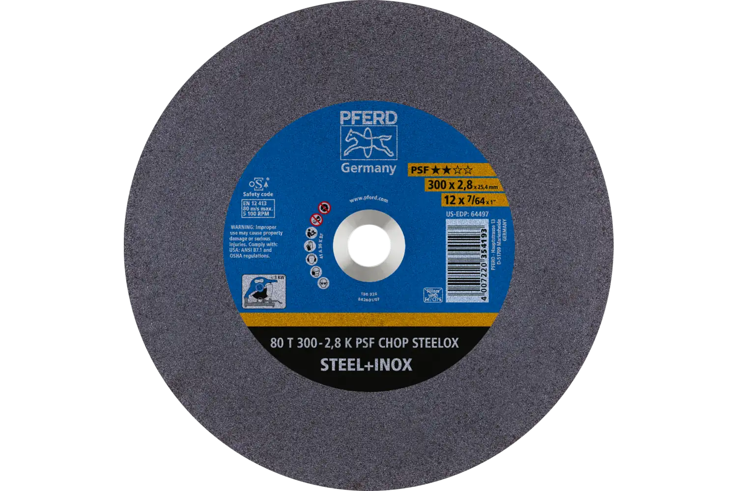 80 T 300-2,8 K PSF CHOP STEELOX/25,4