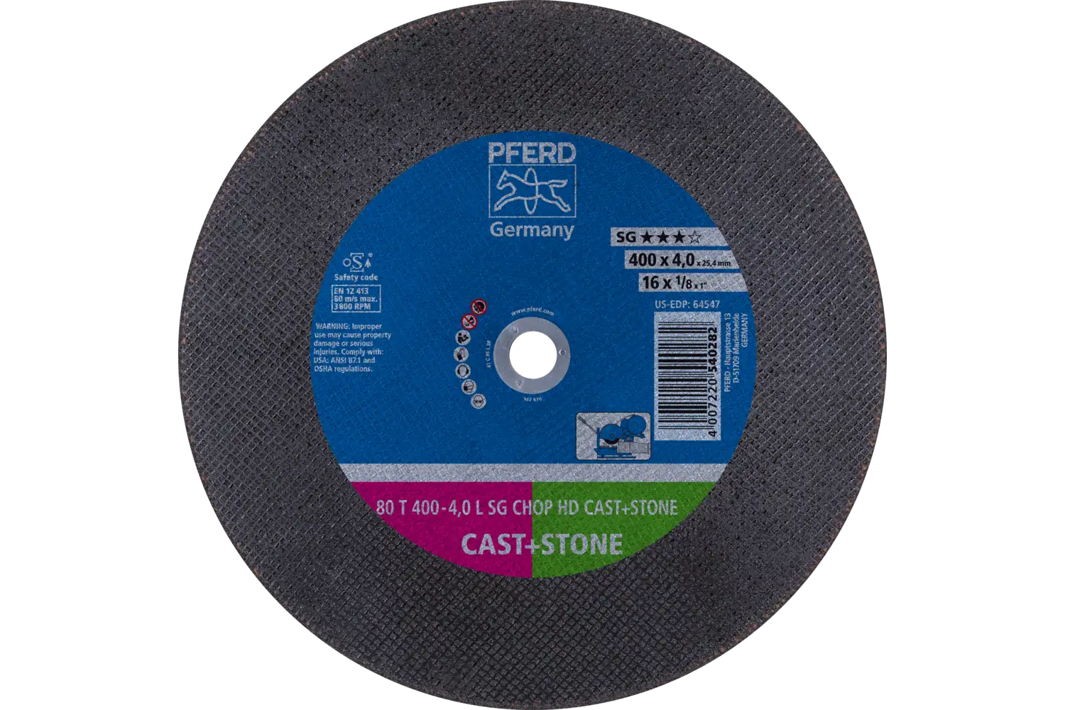 80 T 400-4,0 L SG CHOP HD CAST+STONE/25,4