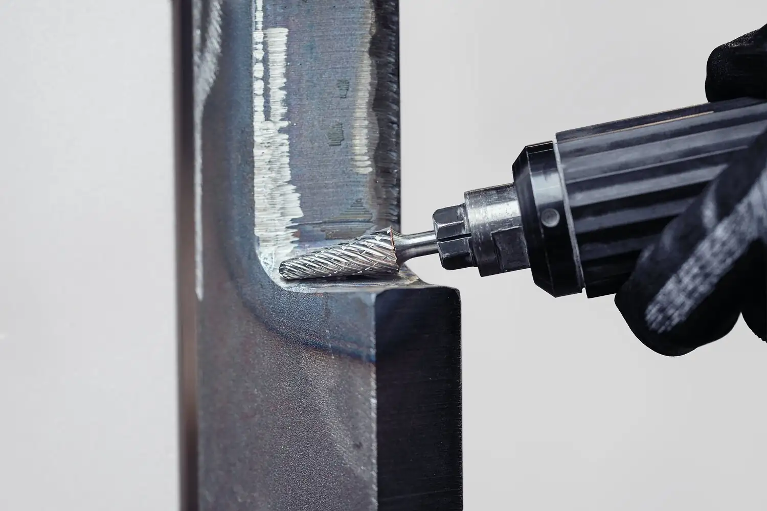 Freză biax din carbură metalică, formă conică rotunjită (KEL) KEL 1020/6 STEEL 2