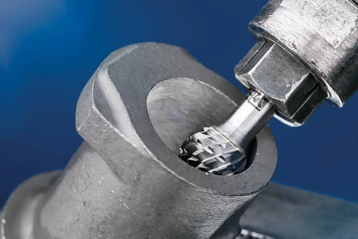 Freză biax din carbură metalică, formă sferică (KUD) KUD 1210/6 TITANIUM