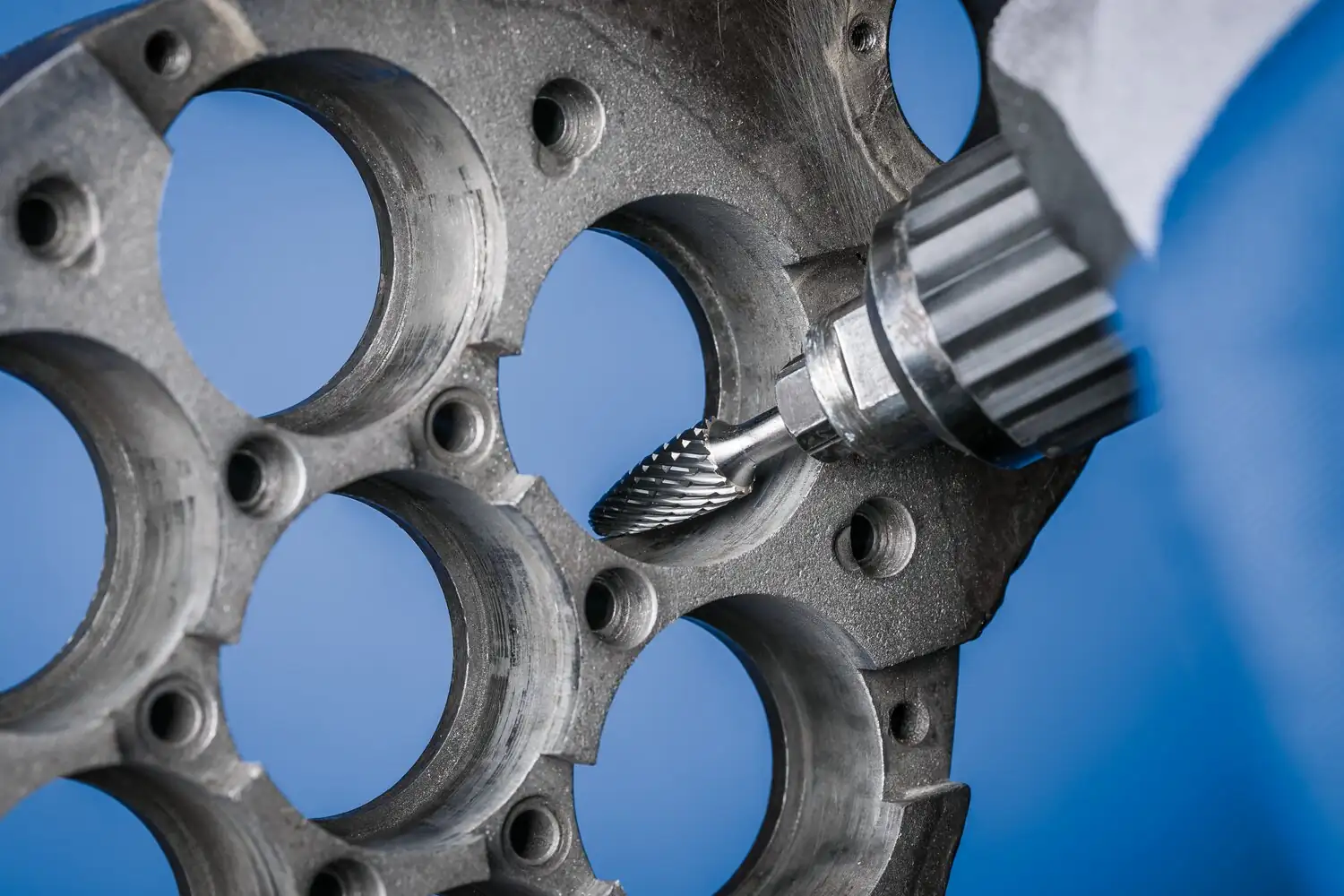 Freză biax din carbură metalică, formă de ogivă sferică (RBF) RBF 1225/6 ALLROUND