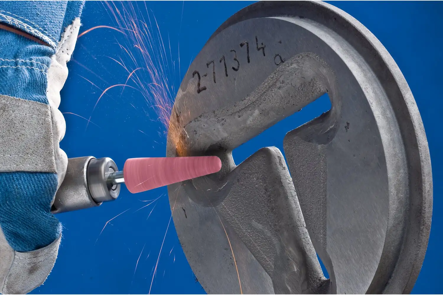 Corp abraziv cu tijă (piatră abrazivă) A 3 6,3 AR 30 O5V STEEL EDGE 3