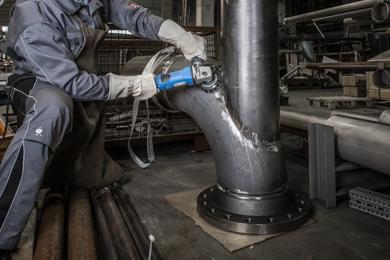 Perie tip oală împletită din sârmă de oțel inox TBG 100/M14 ST 0,50 3