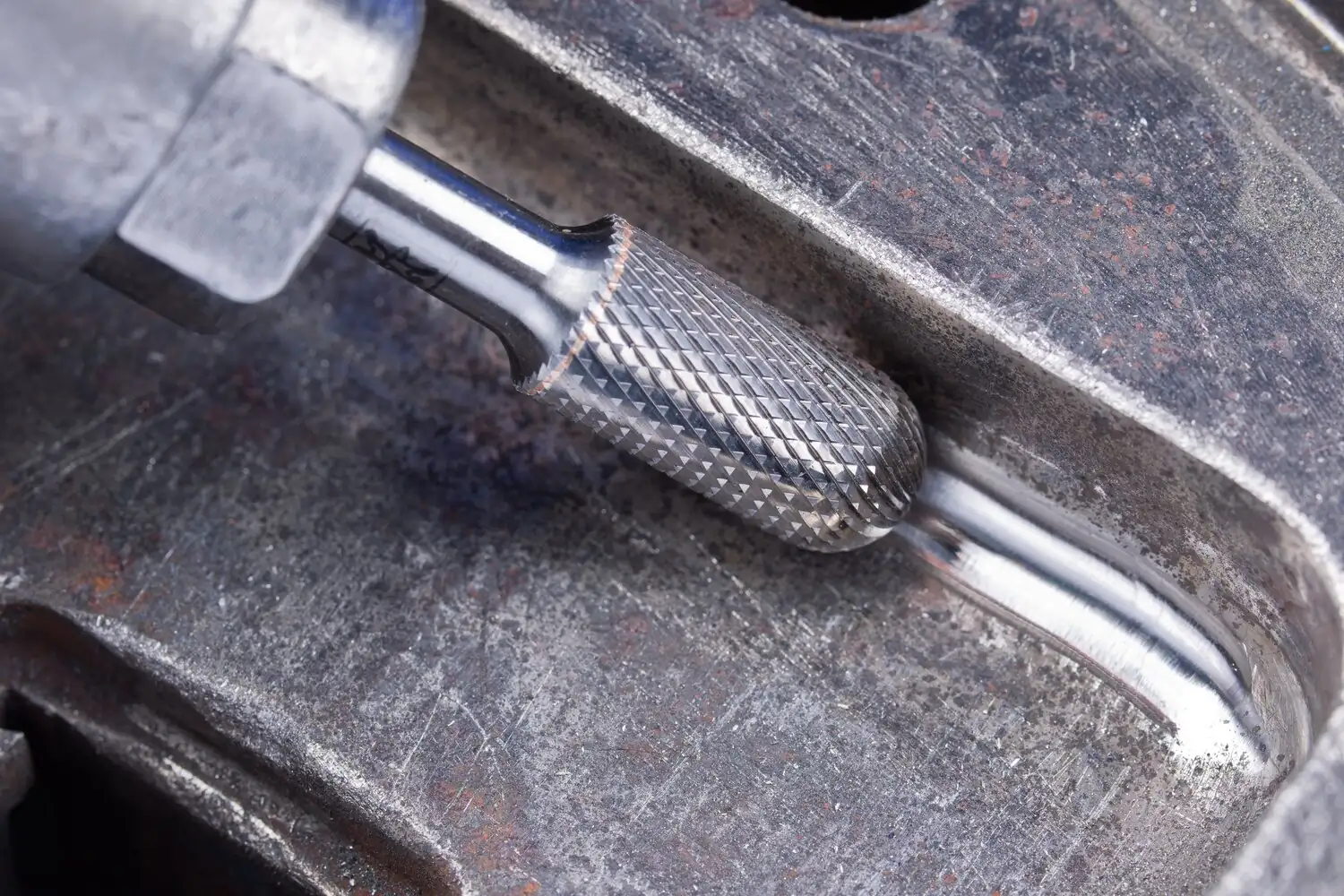 Freză biax din carbură metalică, formă cilindro-sferică (WRC) WRC 0820/6 MICRO