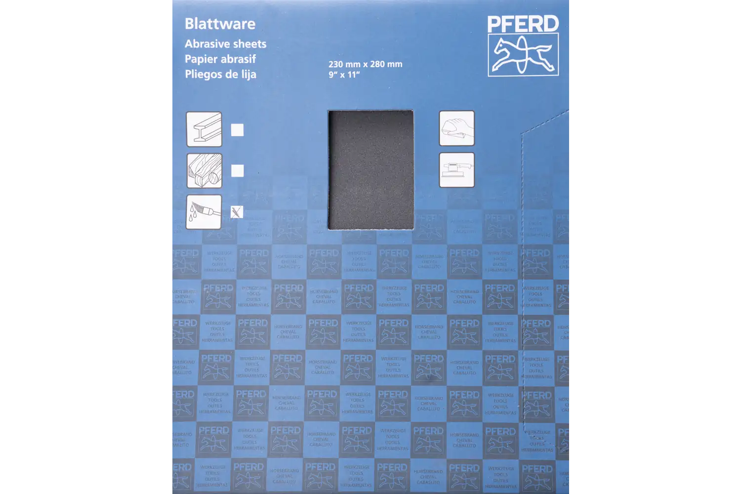 Abr.Sheet Bp-W Eco Paint BP-W ECO PAINT 230X280 SiC 240 3