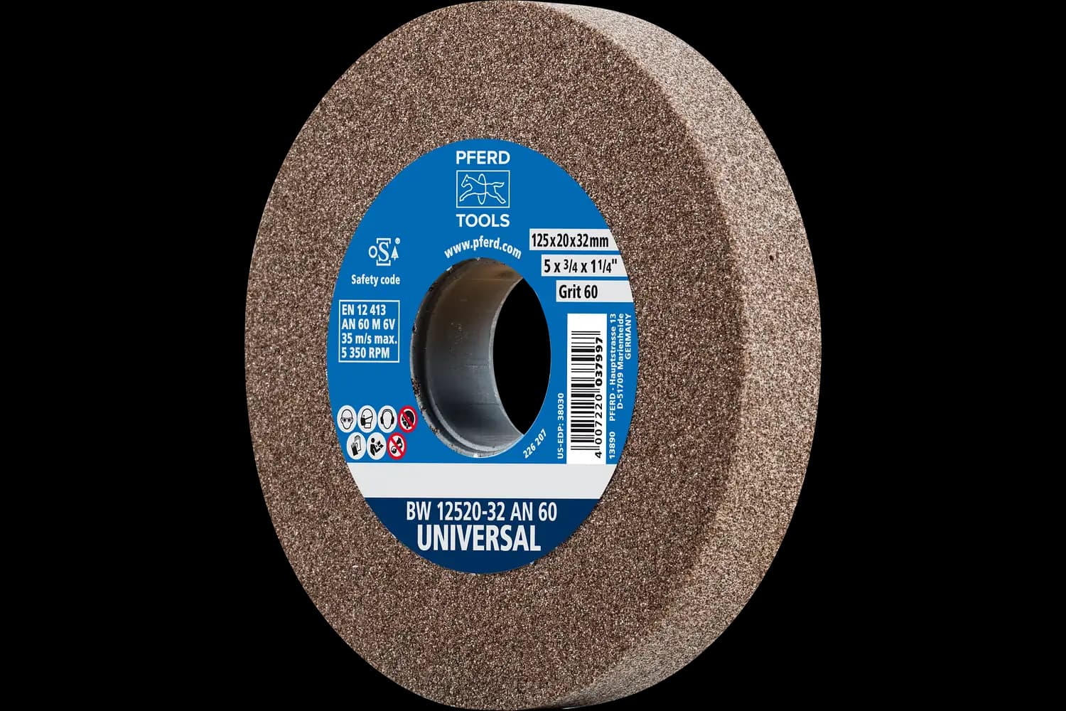 Disc de șlefuire (polizor de banc / universal) BW 12520-32 AN 60 UNIVERSAL