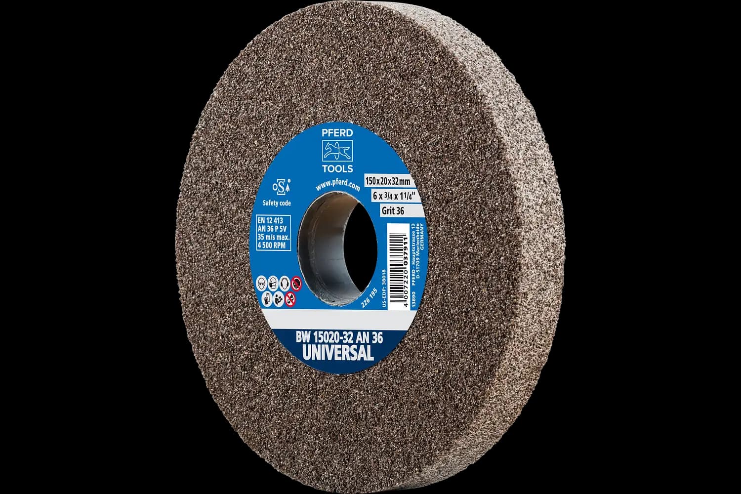 Disc de șlefuire (polizor de banc / universal) BW 15020-32 AN 36 UNIVERSAL
