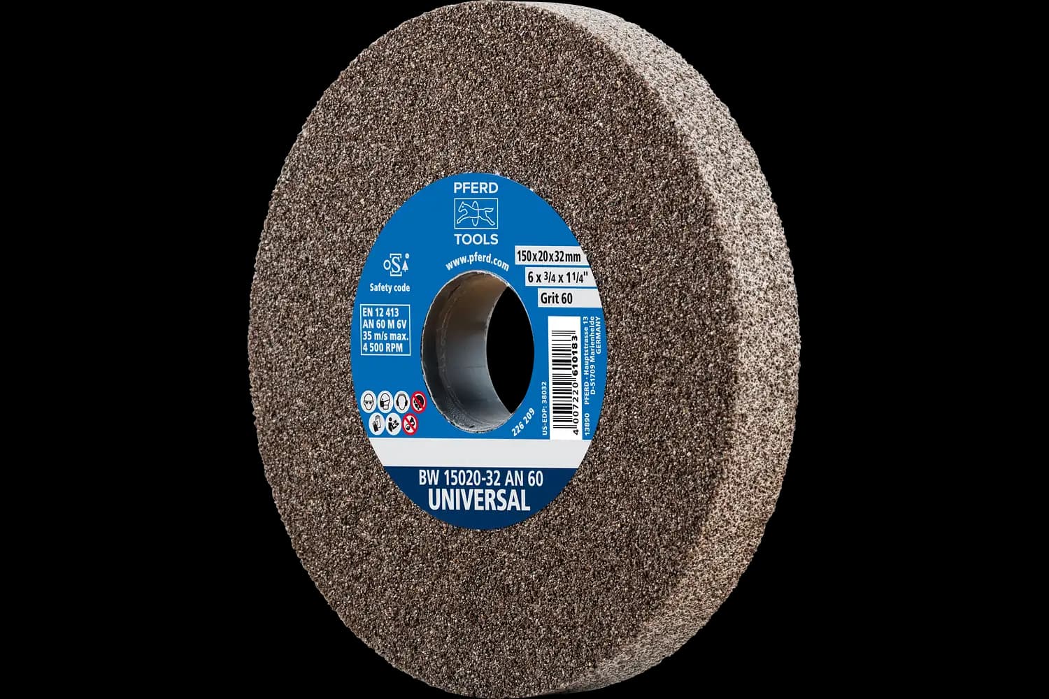 Disc de șlefuire (polizor de banc / universal) BW 15020-32 AN 60 UNIVERSAL