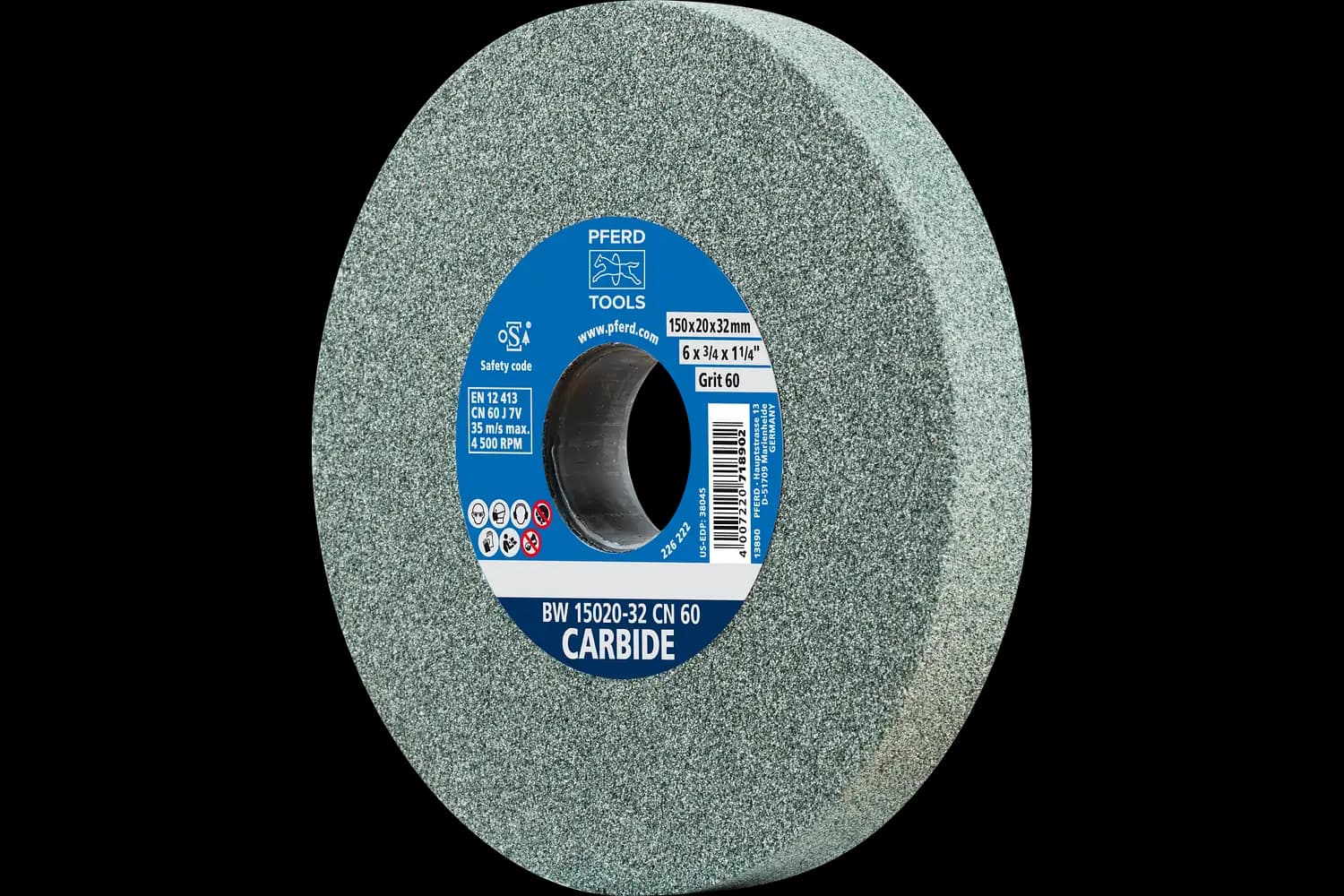 Disc de șlefuire (polizor de banc / universal) BW 15020-32 CN 60 CARBIDE
