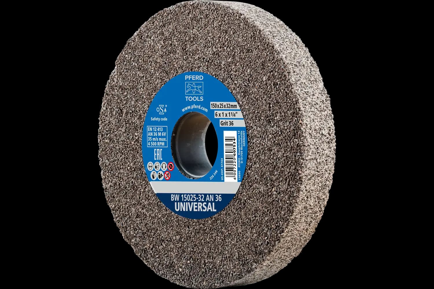 Disc de șlefuire (polizor de banc / universal) BW 15025-32 AN 36 UNIVERSAL
