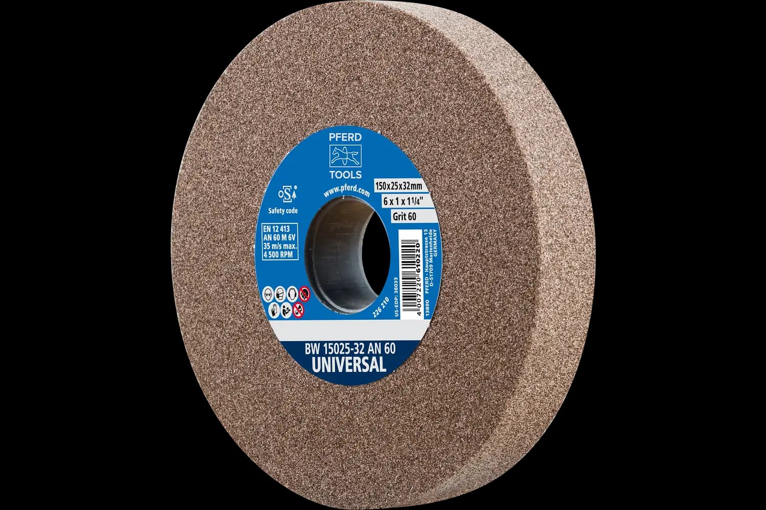 Disc de șlefuire (polizor de banc / universal) BW 15025-32 AN 60 UNIVERSAL