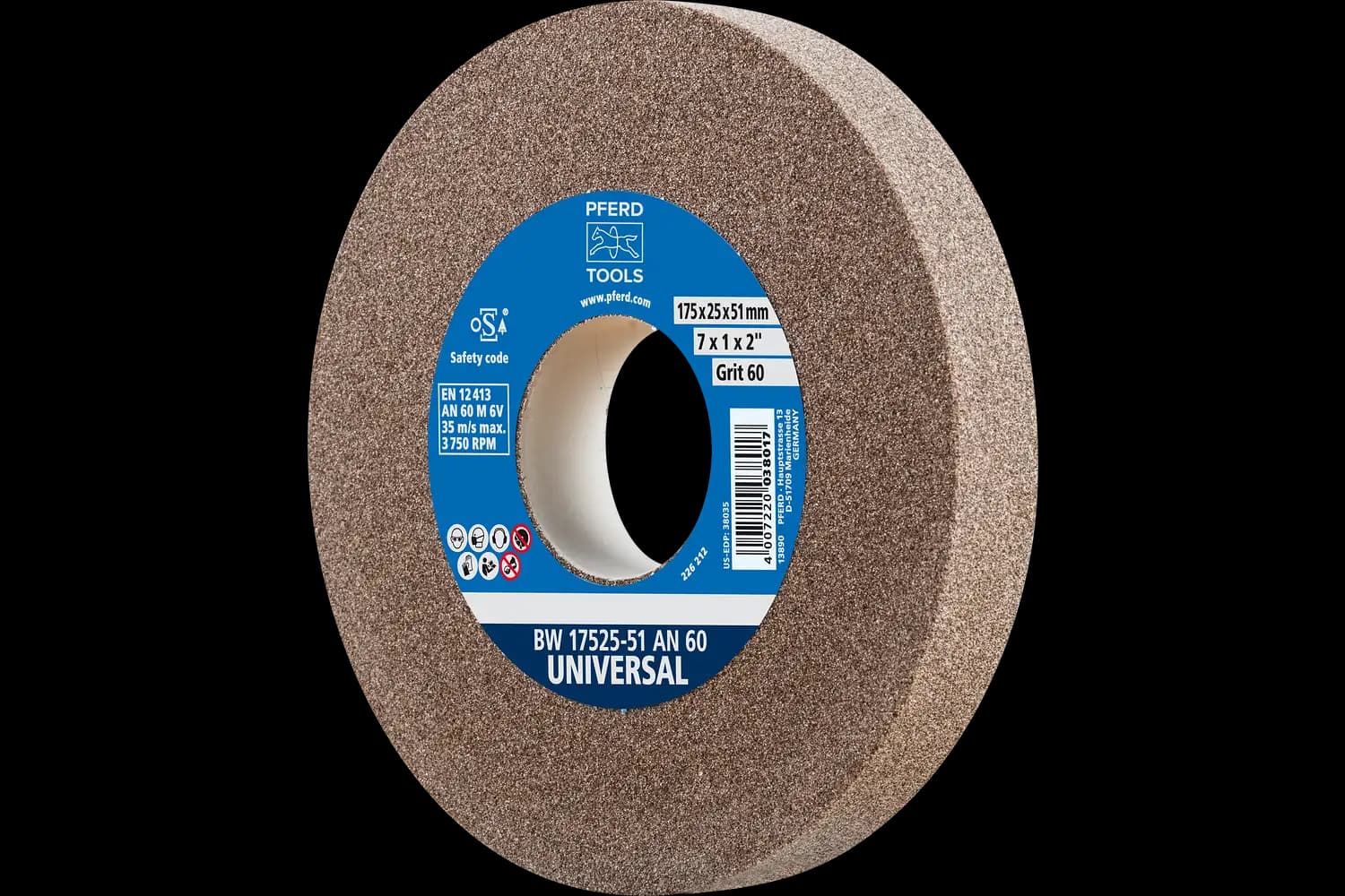 Disc de șlefuire (polizor de banc / universal) BW 17525-51 AN 60 UNIVERSAL