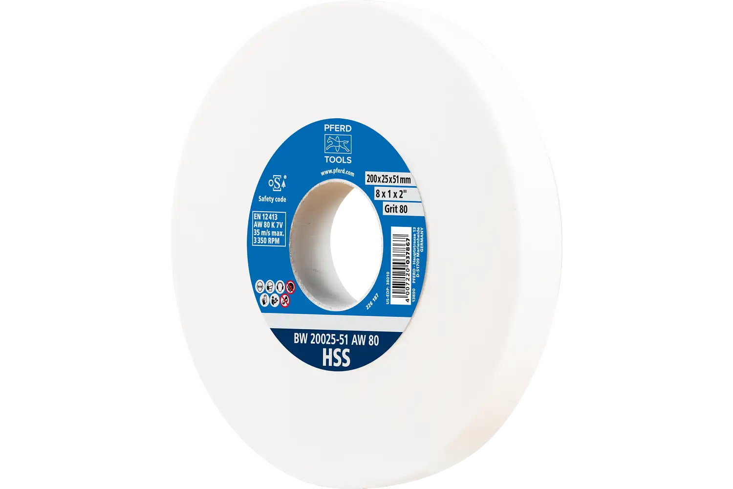 Disc de șlefuire (polizor de banc / universal) BW 20025-51 AW 80 HSS