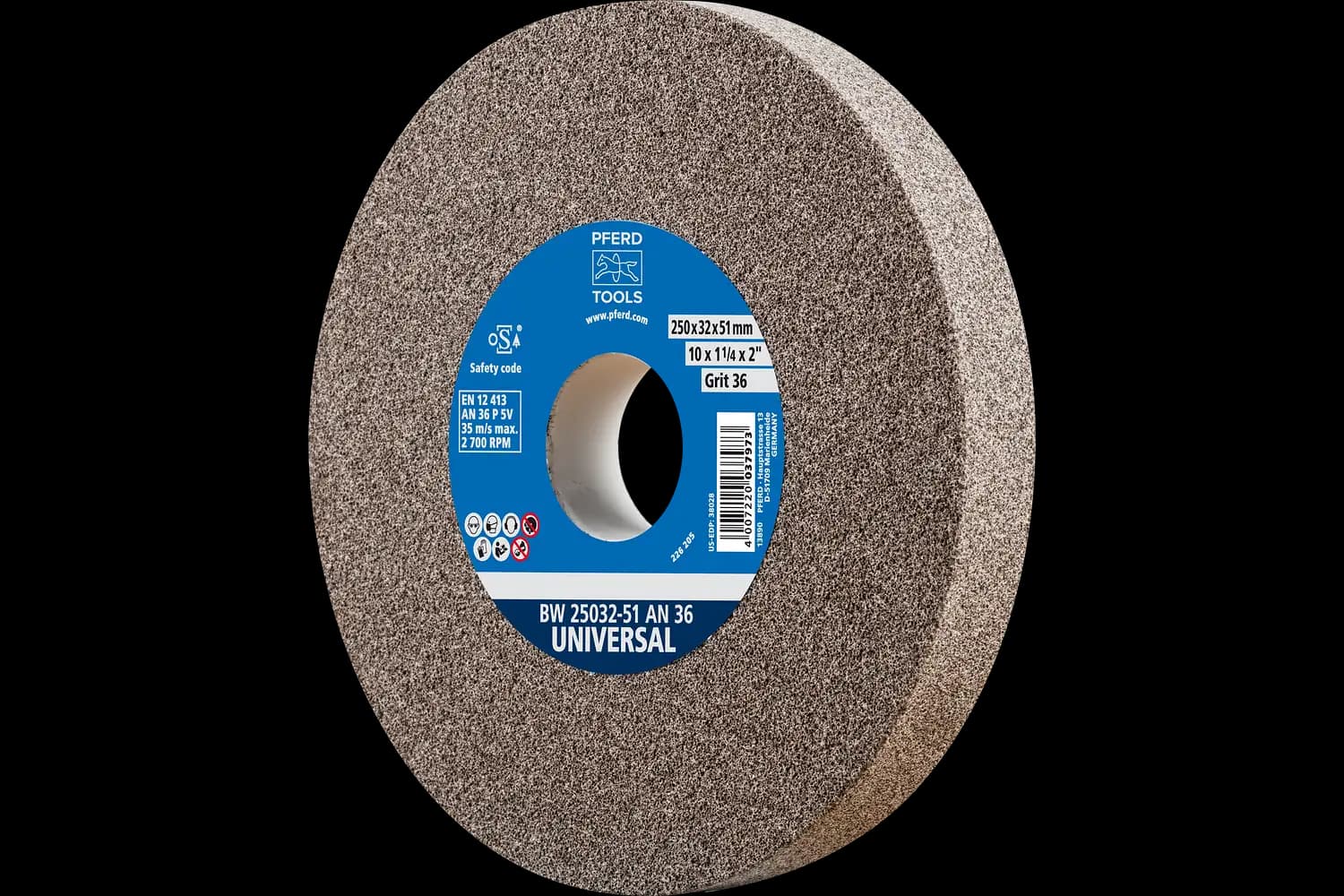 Disc de șlefuire (polizor de banc / universal) BW 25032-51 AN 36 UNIVERSAL