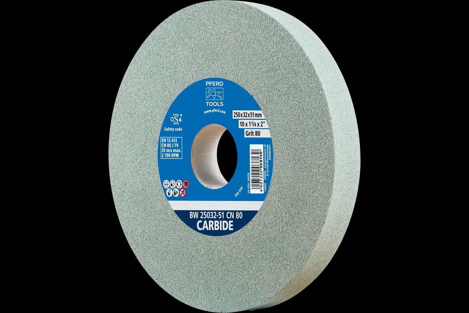 Disc de șlefuire (polizor de banc / universal) BW 25032-51 CN 80 CARBIDE