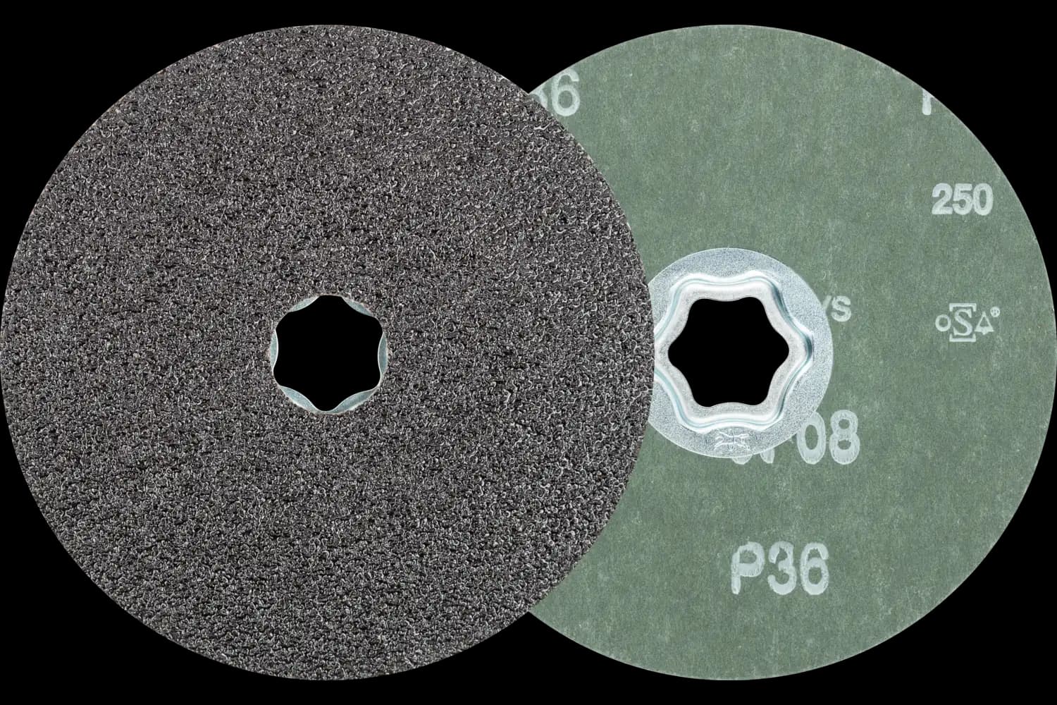 Disc abraziv din fibră (disc Fiber) CC-FS 125 SiC 36