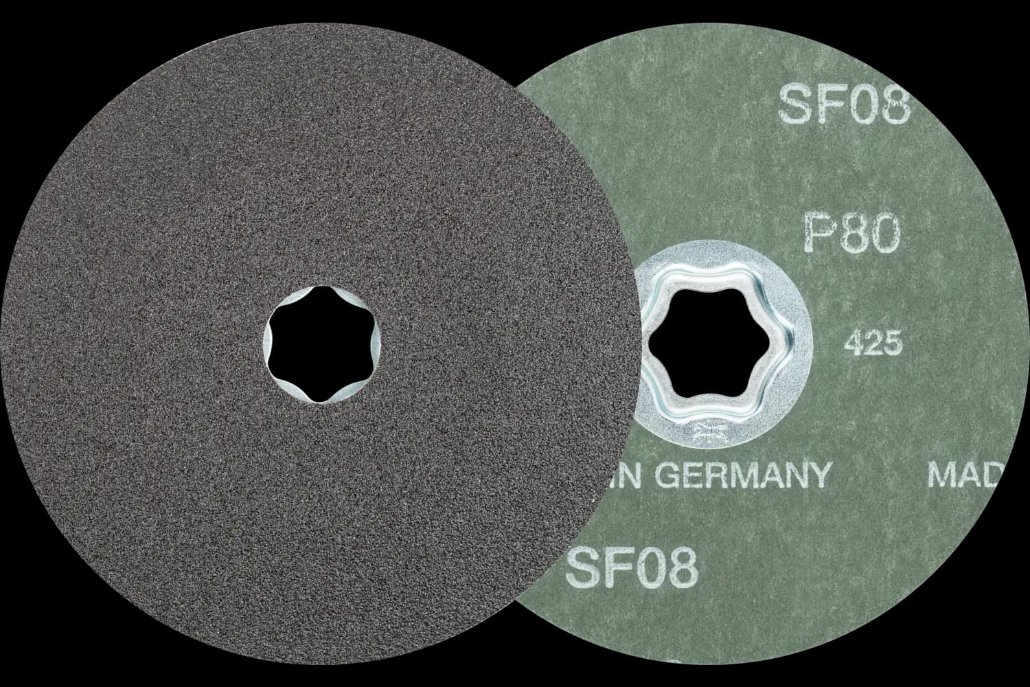 Disc abraziv din fibră (disc Fiber) CC-FS 125 SiC 80