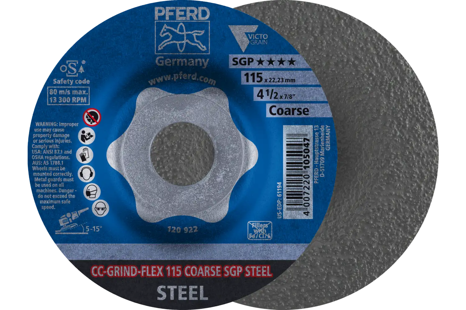 Cc-Grind Flex CC-GRIND FLEX 115 COARSE SGP STEEL